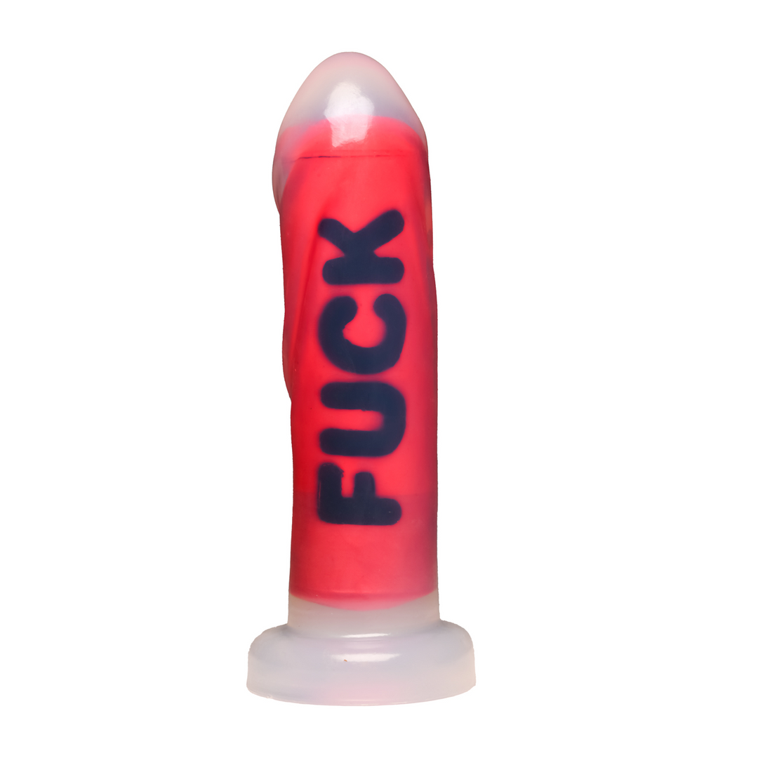 Xr brands FUCK - Siliconen Dildo - Rood (848518058409)