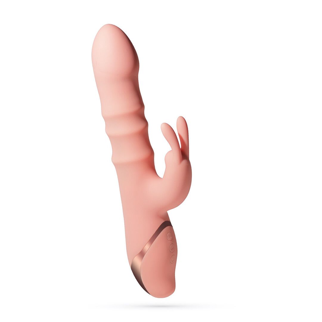 Crushious Ringlord - Ring Rabbit Vibrator - Roze (7403254160743)