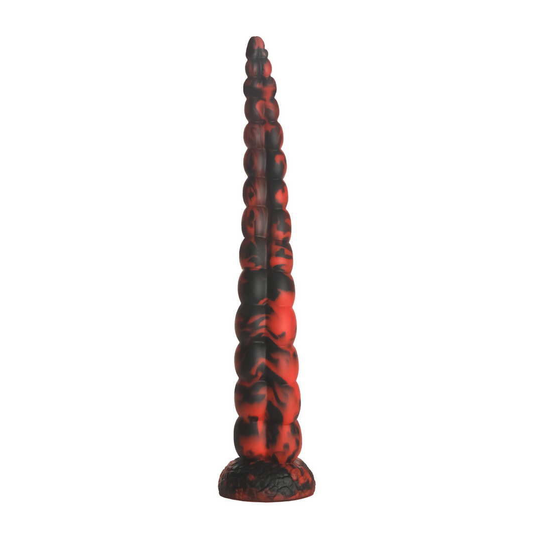 Xr brands Stinger - Siliconen Dildo - Rood/Zwart (848518058126)