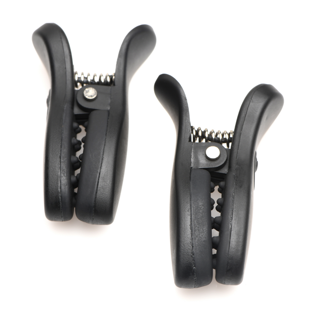 Xr brands Dark Grip - Vibrerende Tepelknijpers - Zwart (848518055156)