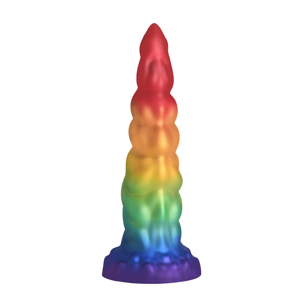 Xr brands Magic Rider - Eenhoorn Silicone Dildo - Regenboog (848518057938)