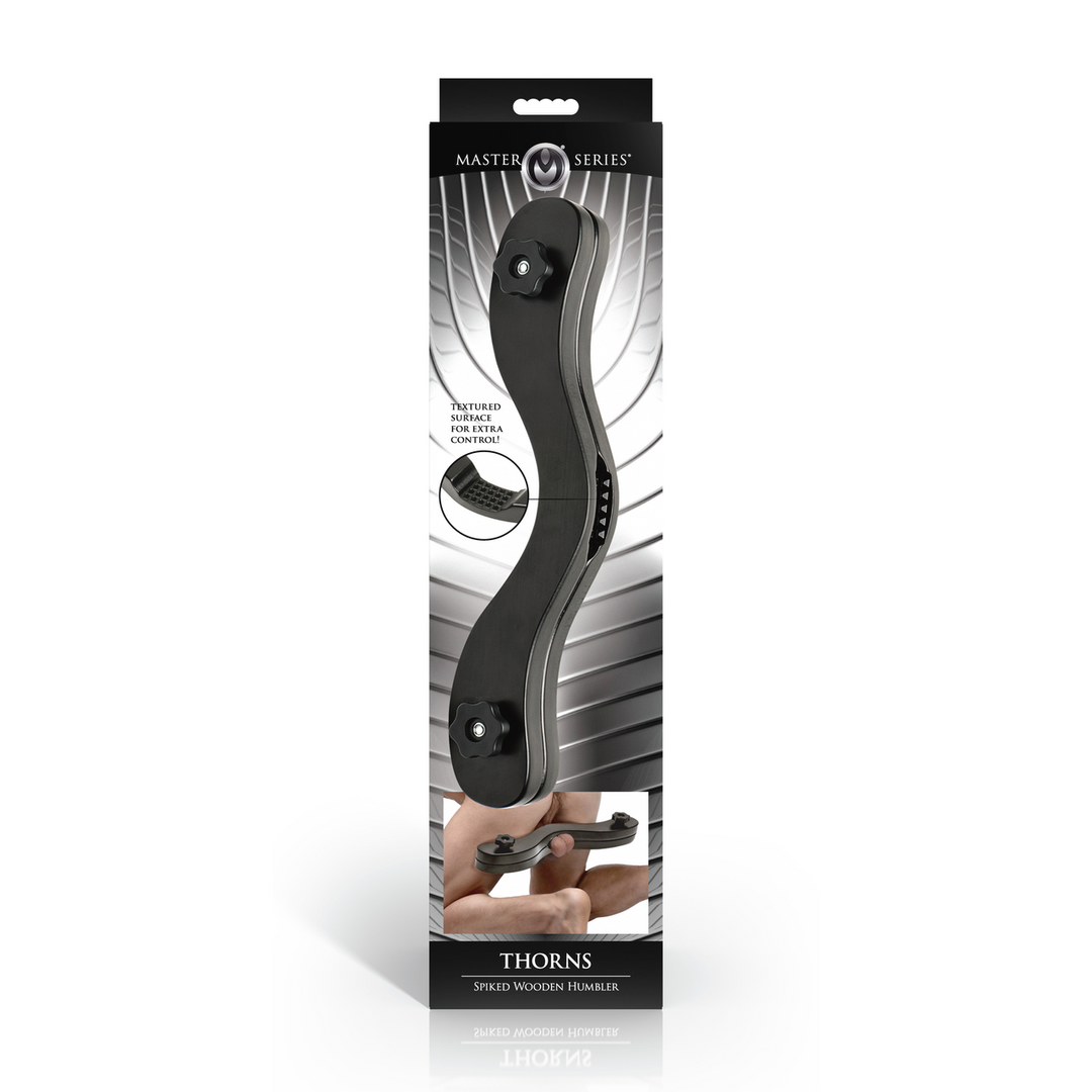 Xr brands Doren - Gespijkerde Houten Humbler - Zwart (848518058546)