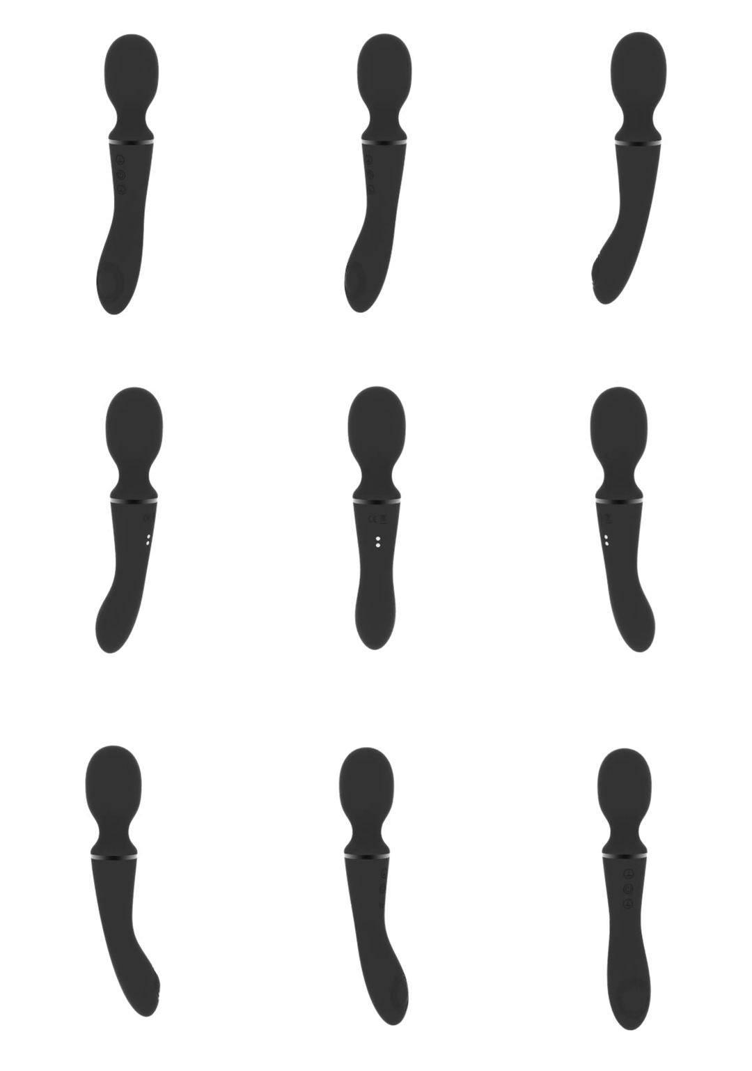 Vive by shots Nami - Pulse Wave Vibrating Wand - Zwart (7423522539545)