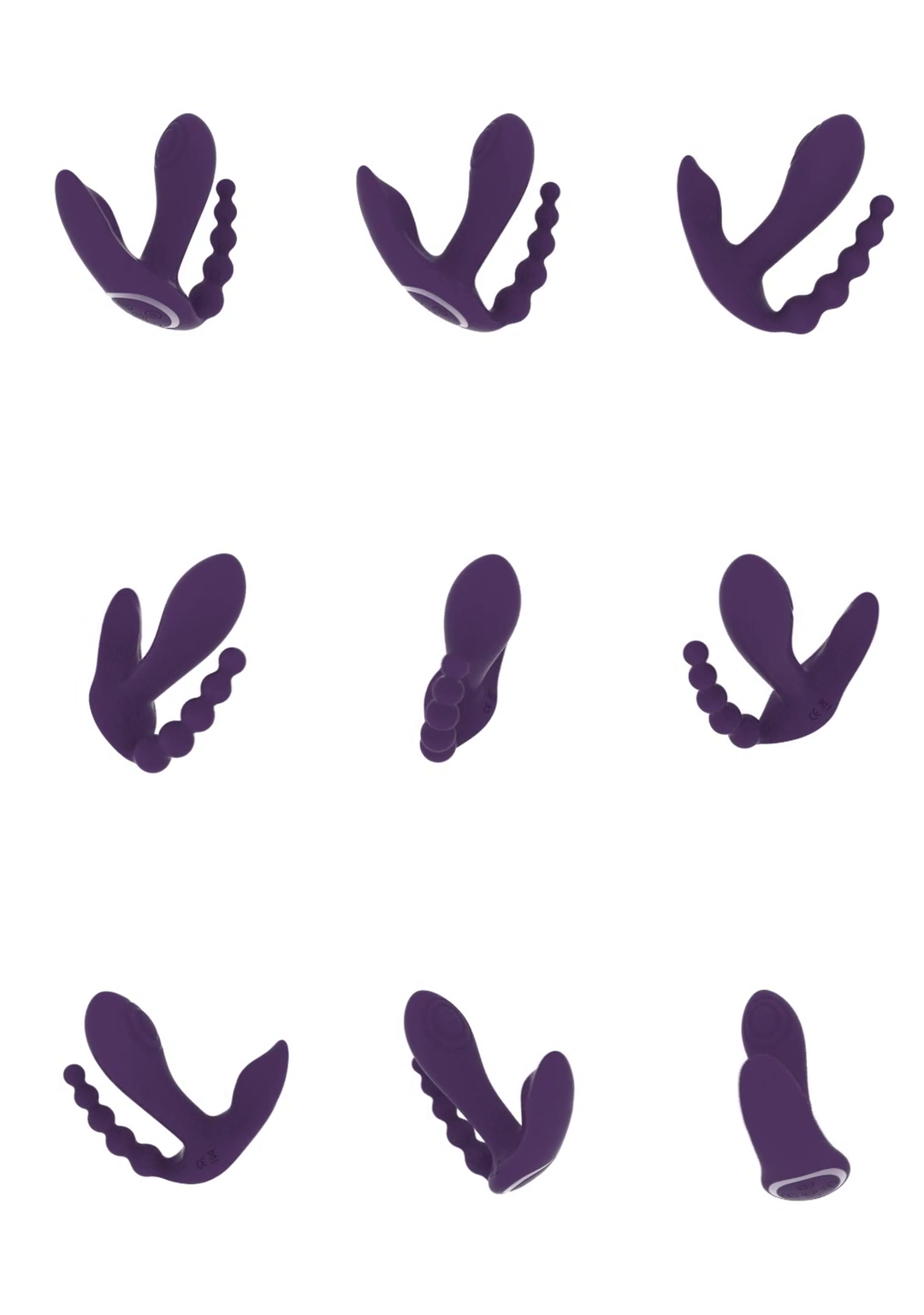 Vive by shots Kata - Pulse Wave Vibrerende Dubbele Penetratie Vibrator - Paars (7423522538555)