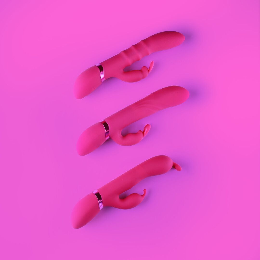 Vive by shots Nari - Vibrerende en Rotating Beads, G-Spot Rabbit - Roze (8714273537867)