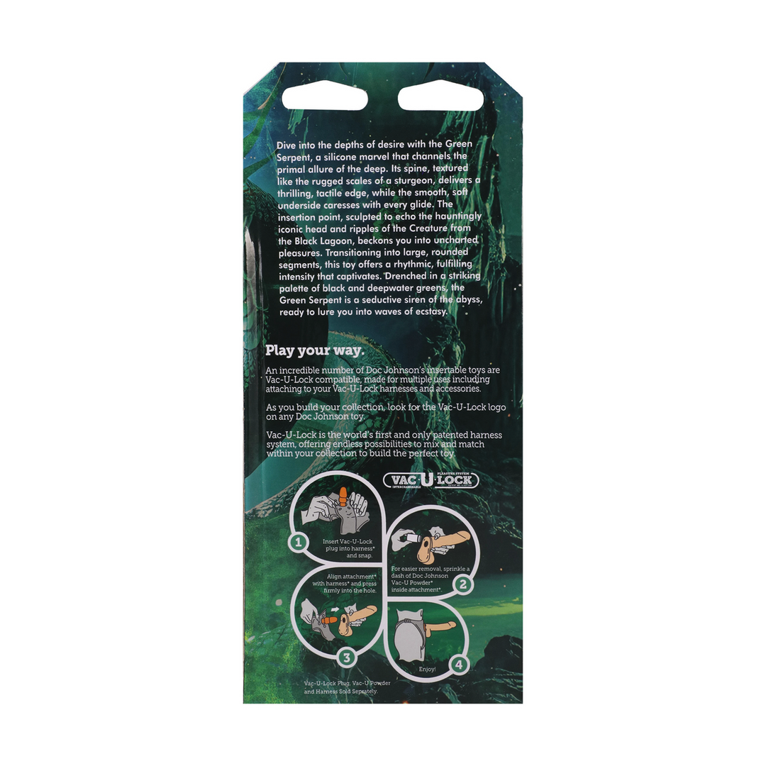 Doc johnson Fantasy Fuckers - Groene Slang - Groen (782421100537)