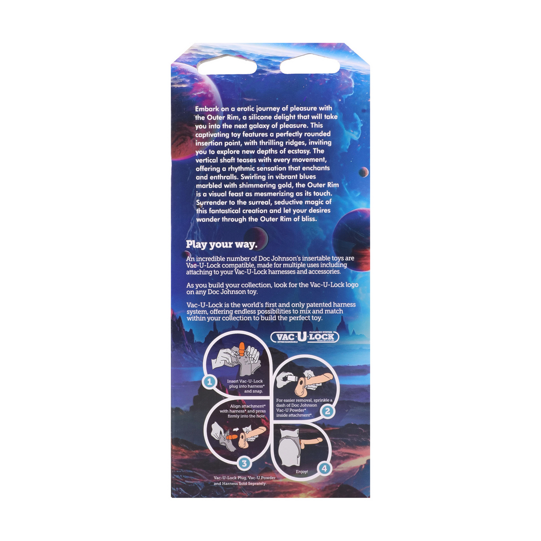 Doc johnson Fantasy Fuckers - Outer Rim - Blauw/Goud (782421100551)