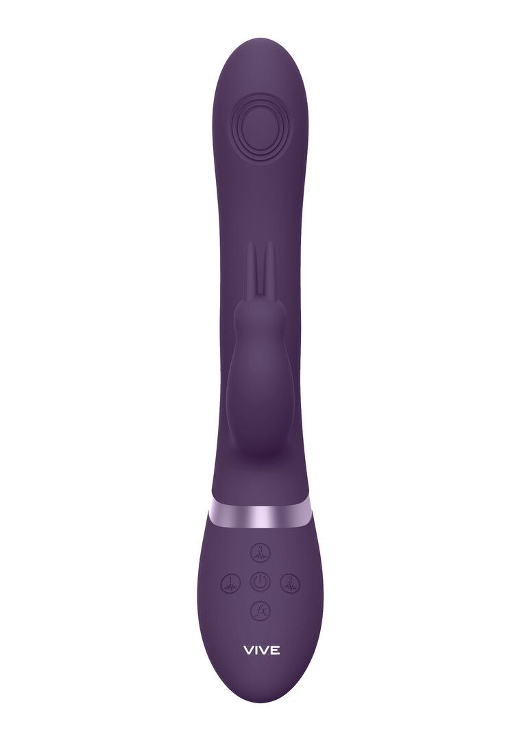 Vive by shots Rini - Pulse Wave Vibrating Double Penetration Rabbit - Paars (7423522539538)