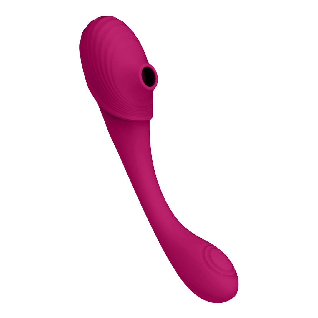 Vive by shots Mirai - Dubbelzijdige Pulse Wave Air Wave Buigbare Vibrator (8714273537942)