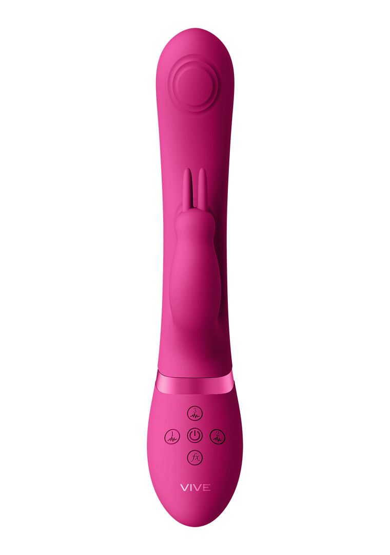 Vive by shots Mei - Dual Pulse-Wave Vibrating C-spot G-Spot Rabbit - Roze (7423522631614)