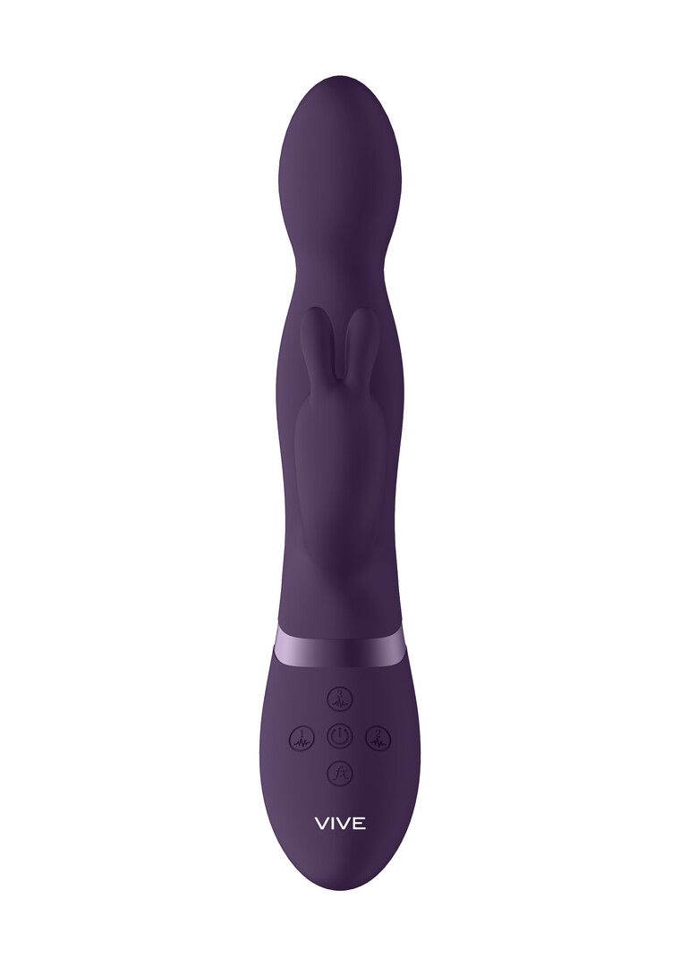 Vive by shots Niva - Draaibare Konijnen Vibrator - Paars (8714273521309)
