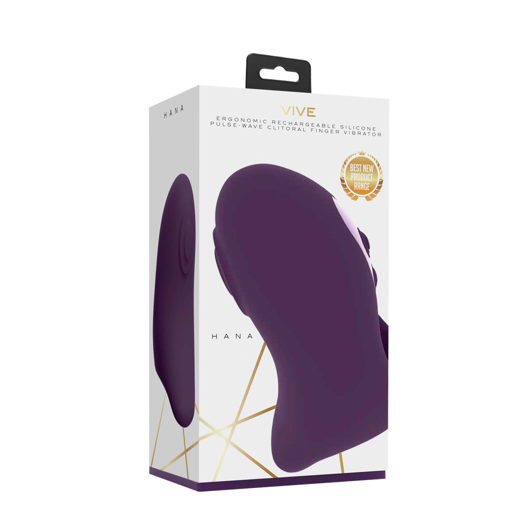 Vive by shots Hana - Pulse Wave Finger Vibrator - Paars (7423522538517)