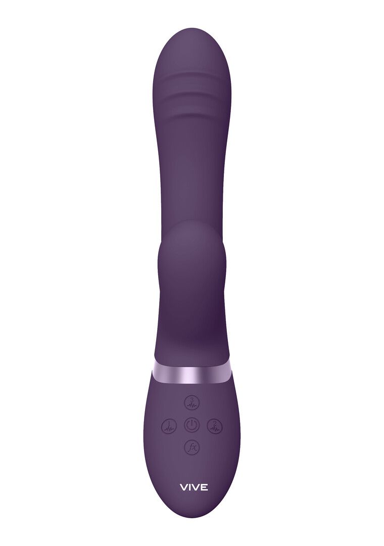 Vive by shots Tani - Finger Motion met Pulse-Wave Vibrator - Paars (7423522539590)