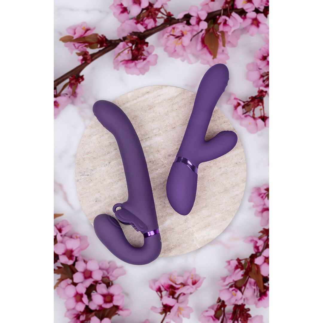 Vive by shots Tani - Finger Motion met Pulse-Wave Vibrator - Paars (7423522539590)