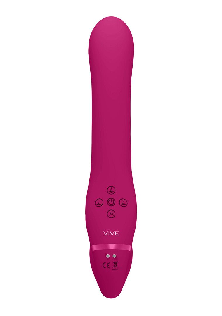 Vive by shots Ai - Dual Vibrating Air Wave Tickler Strapless Strapon (8714273537522)