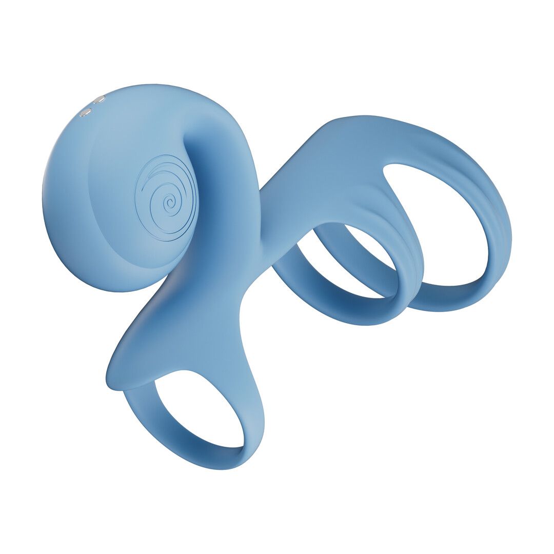 Snail vibe JOVI ARC - Slakken Trouwring - Blauwe Haze (8721325867209)