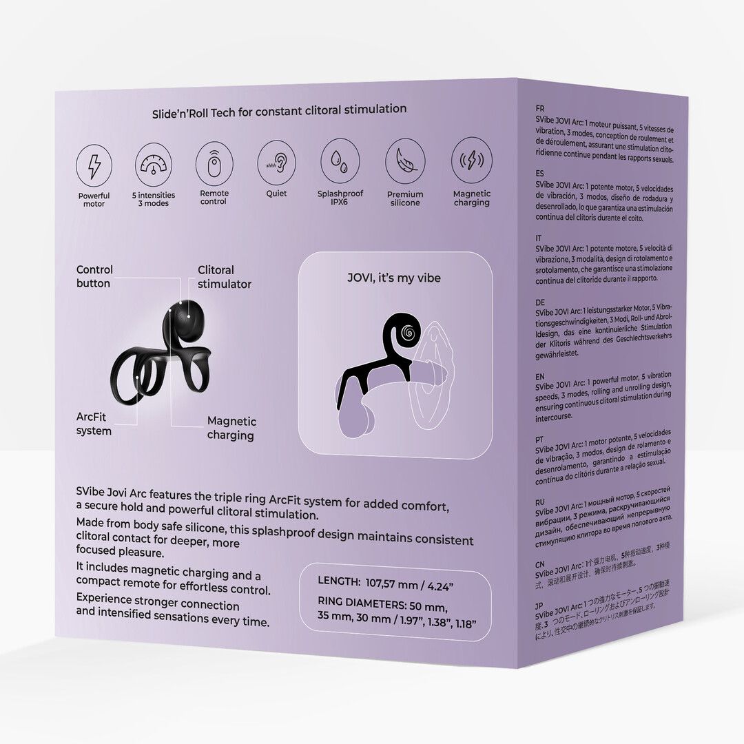 Snail vibe JOVI ARC - Slakken Trouwring - Noir Haze (8721325867216)