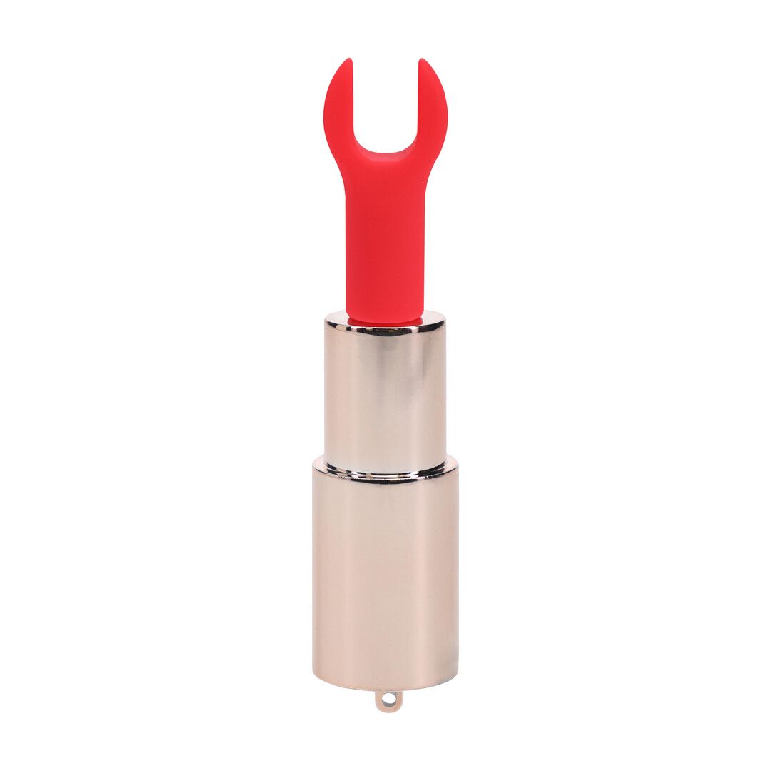Loveline by shots Tiffany - Lipstick Vibrator with 4 Attachments - Pink (8714273069986)
