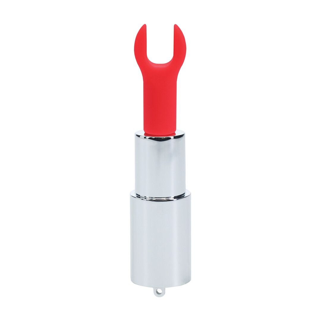 Loveline by shots Angel - Lipstick Vibrator with 4 Attachments - Clear (8714273069955)