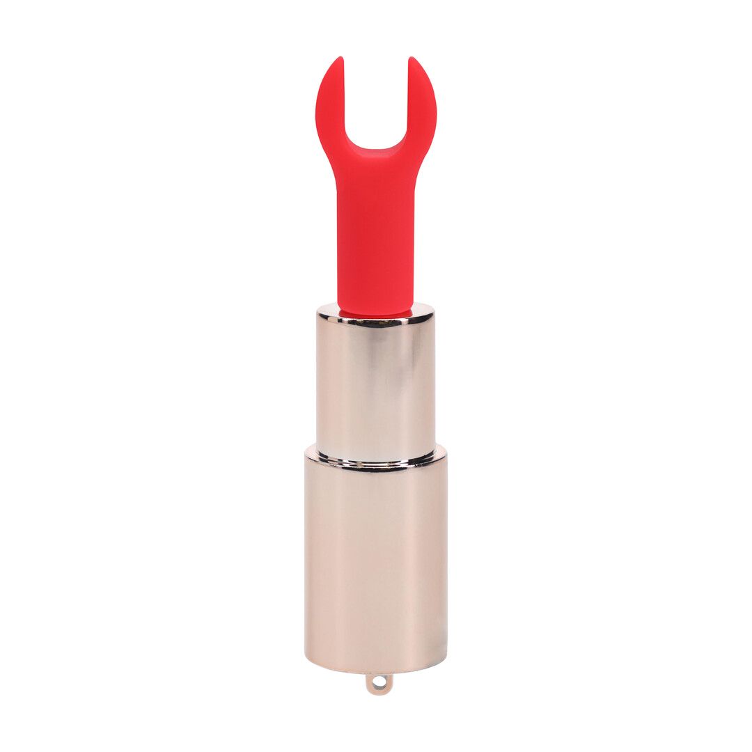 Loveline by shots Angel - Lipstick Vibrator with 4 Attachments - Pink (8714273069962)