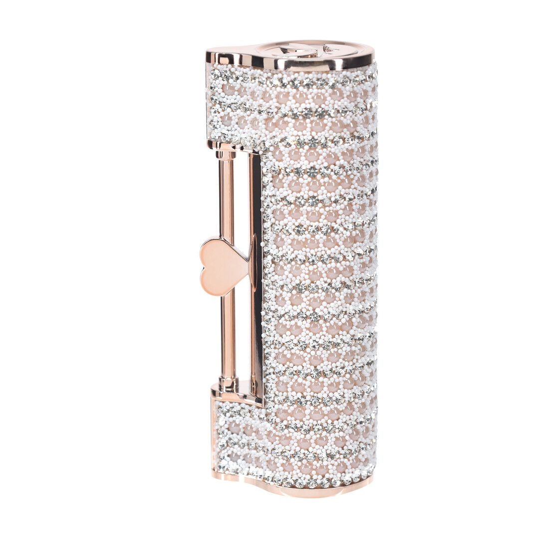 Loveline by shots Angel - Lipstick Vibrator with 4 Attachments - Pink (8714273069962)