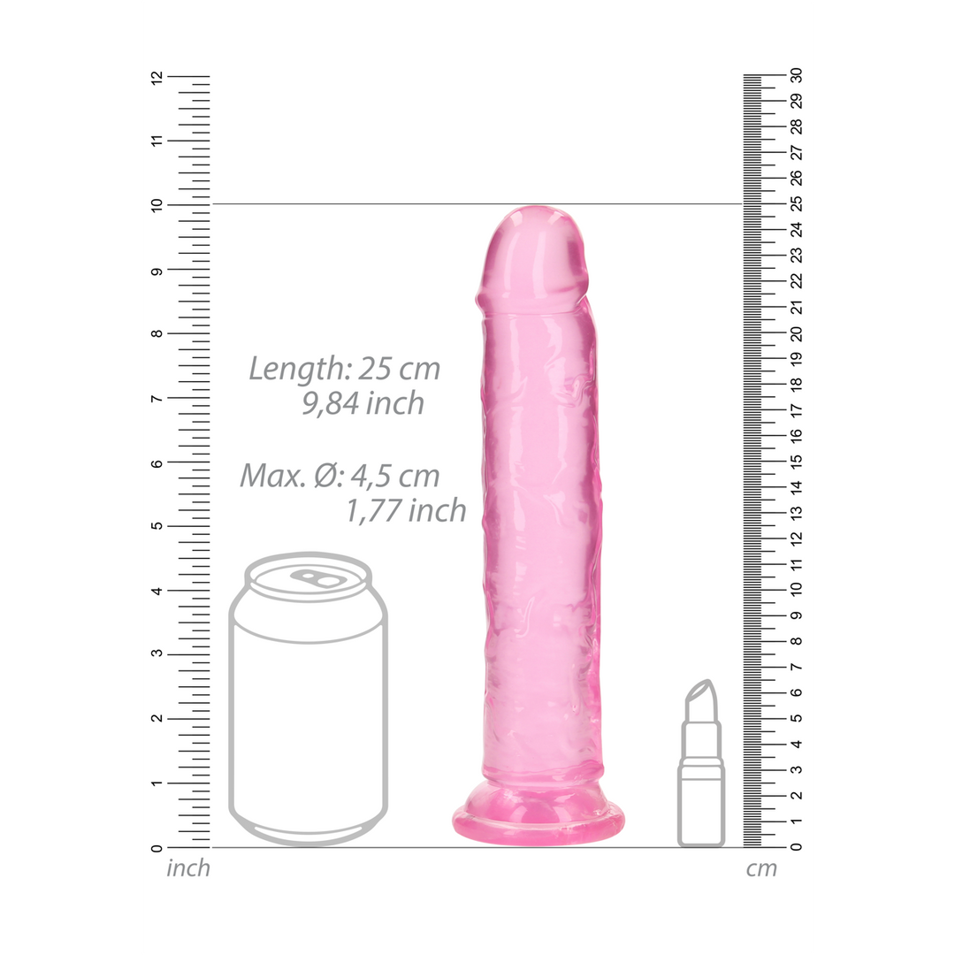 Realrock by shots Rechtdoorgaande Realistische Dildo met Zuignap - 9'' / 23 (8714273525185)