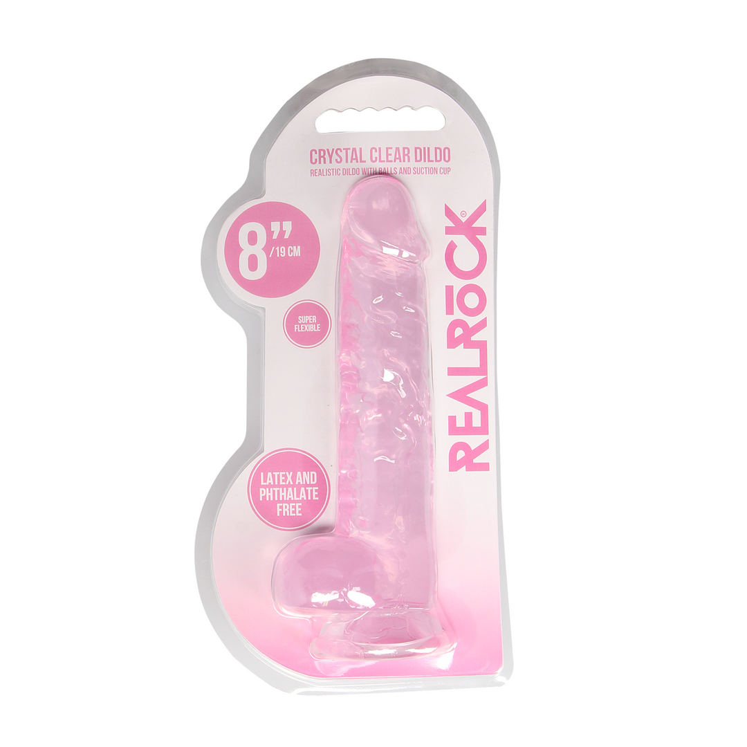 Realrock by shots Realistische Dildo met Ballen - 8 / 21 cm (8714273543219)