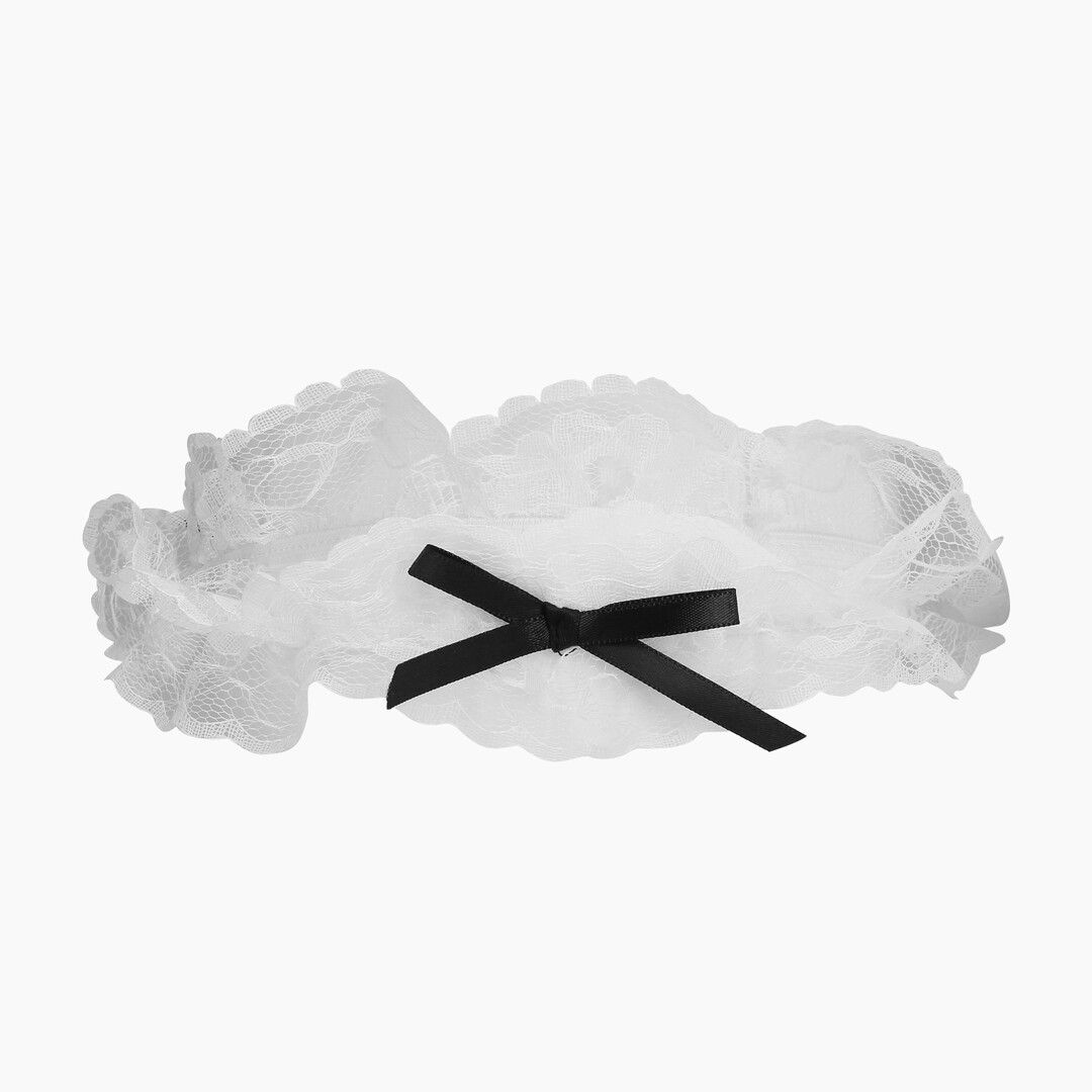 S-line by shots Frans Maids Kostuum - S/M - Zwart (8714273038968)