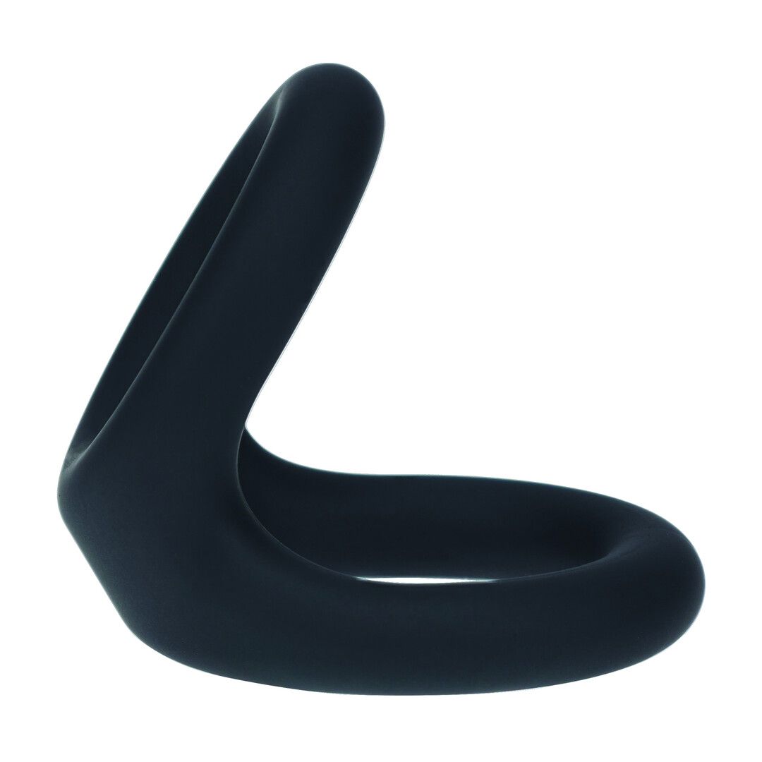 Levelz by shots Double O Silicone Cockring - M - Zwart (8714273063403)
