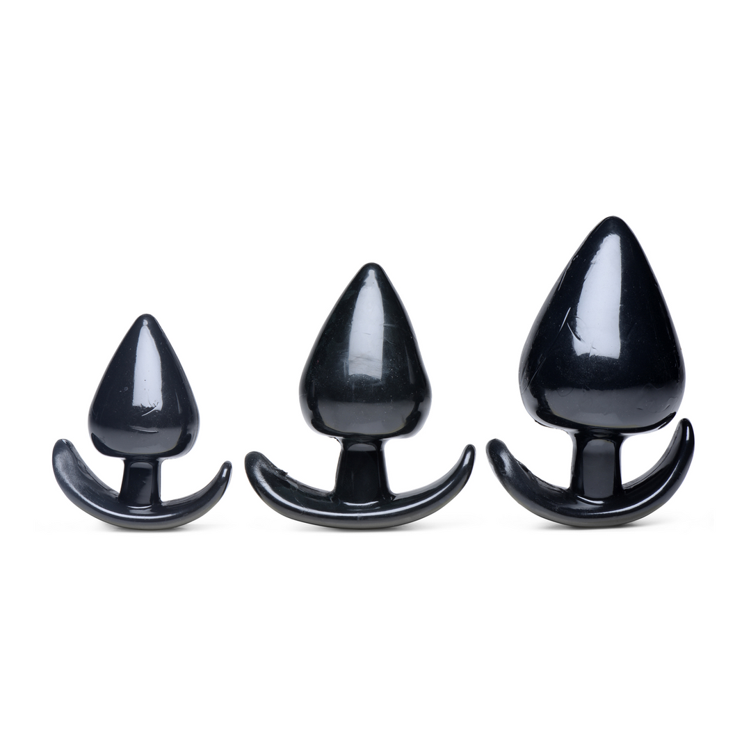 Xr brands Triple Spades - 3 Delige Anale Plug Set (848518036117)