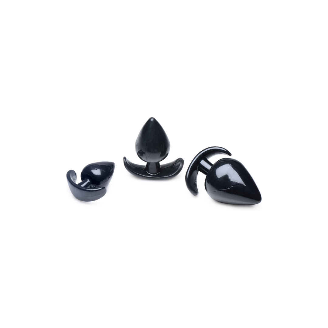 Xr brands Triple Spades - 3 Delige Anale Plug Set (848518036117)