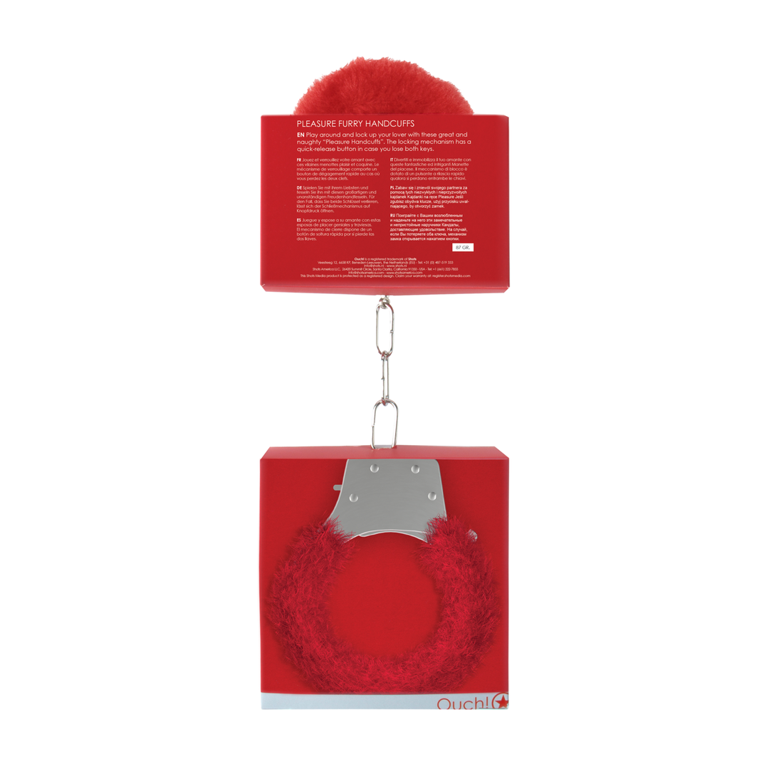 Ouch! by shots Pleasure Handboeien Furry (8714273074218)