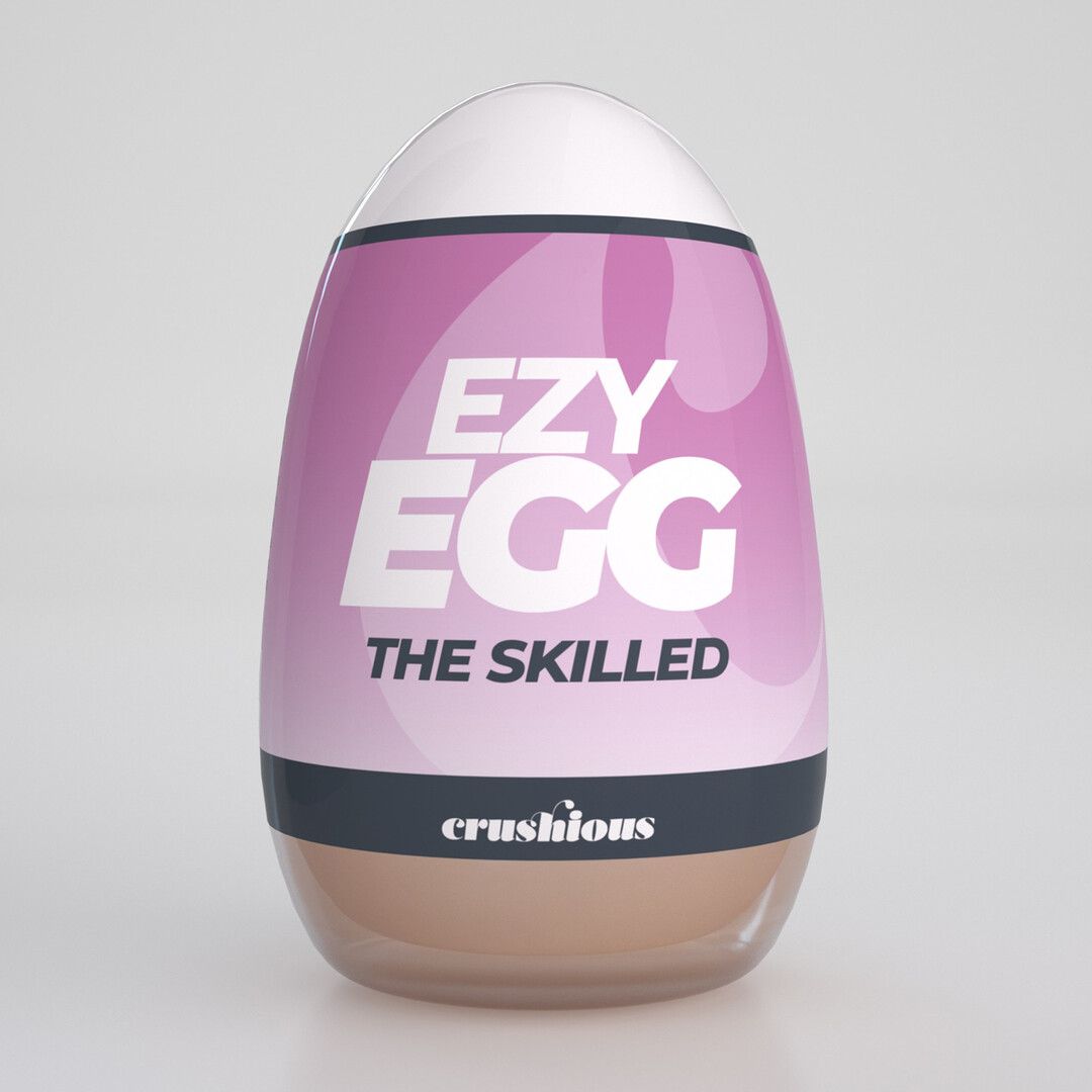 Crushious Ezy Egg - Masturbator Ei - De Vaardige - Paars (7403254161986)