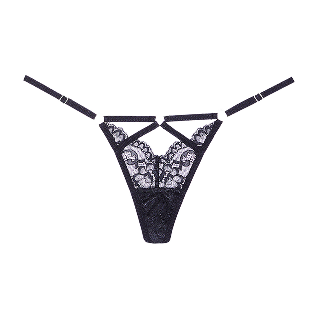 Allure Niet Storen - Kant String - OS - Zwart (883045920911)