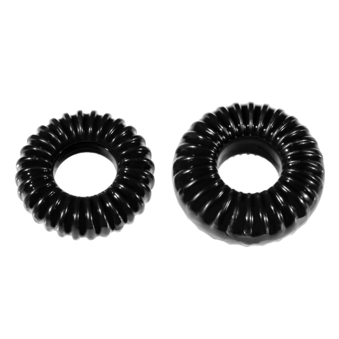 Perfectfitbrand PF Blend Premium Stretch Ribbed Ring - Cockring Set (851127008840)