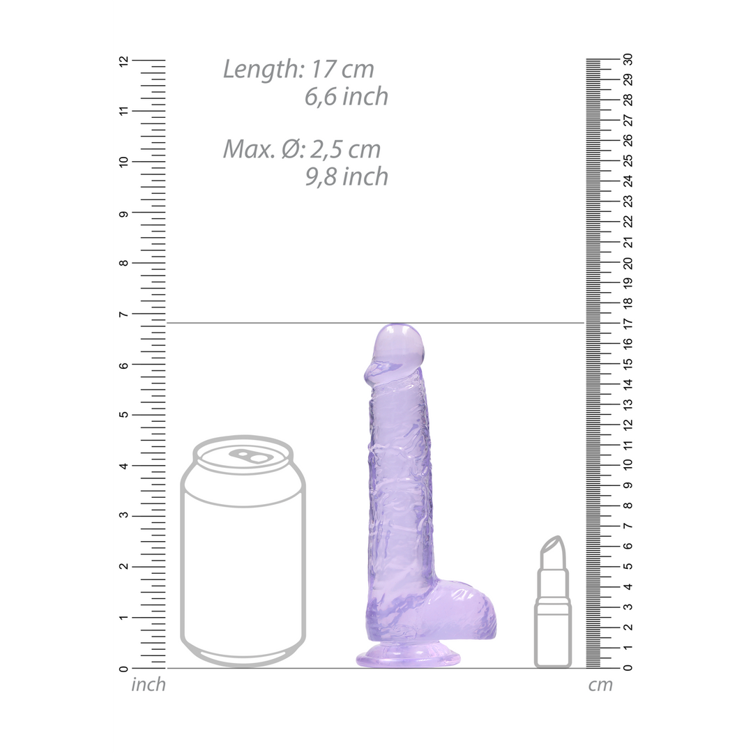 Realrock by shots Realistische Dildo met Ballen - 6 / 15 cm (8714273544339)