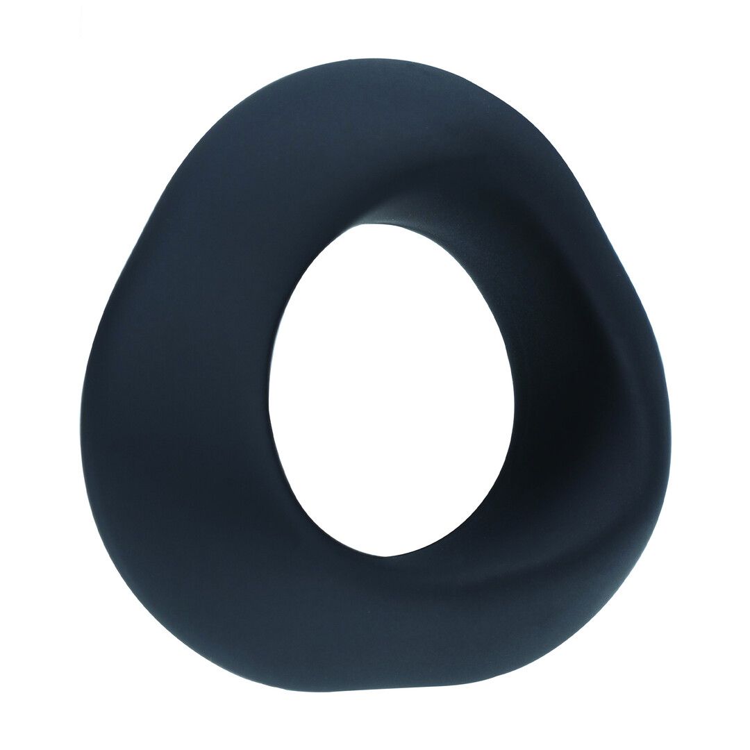 Levelz by shots Ergo Liquid Silicone Cockring - Zwart (8714273062147)