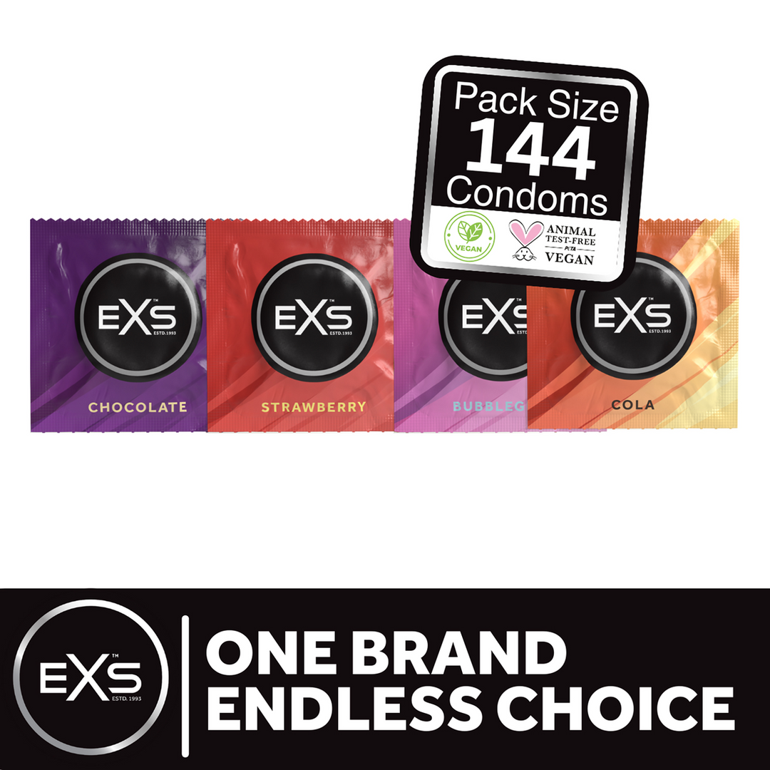 EXS Gemengde Smaken - Condoms - 144 Stuks (5027701000554)