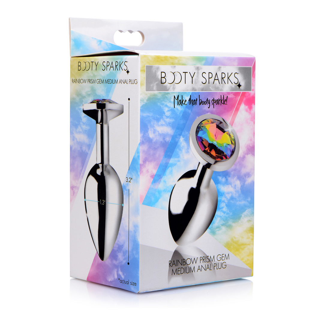 Xr brands Rainbow Prism - Butt Plug - Medium Rainbow Prism - Butt Plug - Medium (848518036643)