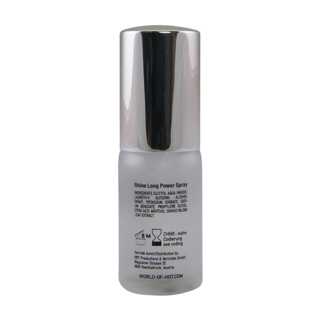 Hot Rhino - Long Power Spray / Stimulating Spray - 0,3 fl oz / 10 ml (4042342000443)