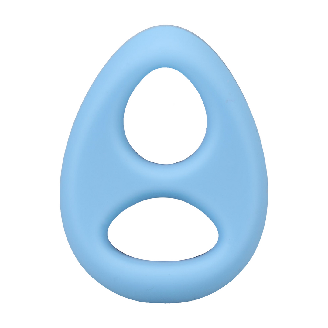 Doc johnson The Code - Siliconen Cockring met Bandana - Lichtblauw (782421098315)