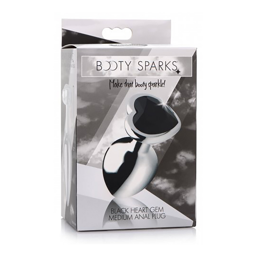 Xr brands Zwarte Hart - Butt Plug - Medium (848518037961)