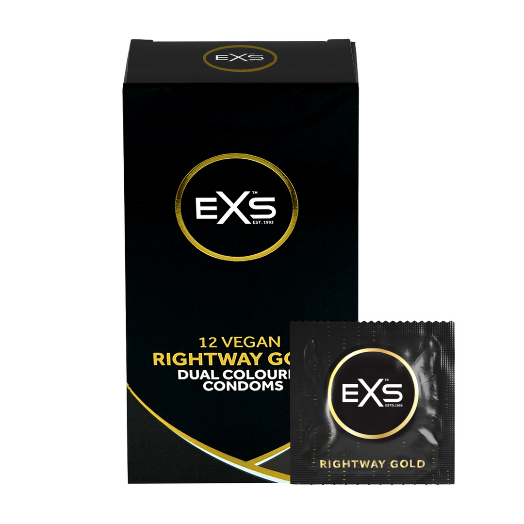 EXS Rightway Gold - Condooms - 12 Stuks (5027701009403)