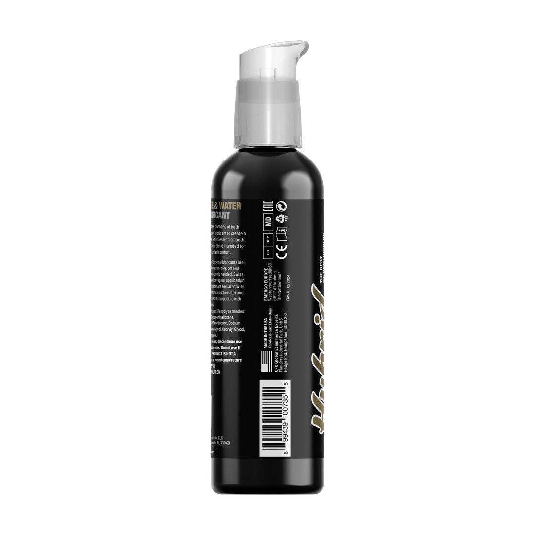 Swiss navy Hybrid - Premium Siliconen en Water Hybrid Glijmiddel - 4 fl oz / 118 ml (699439007355)