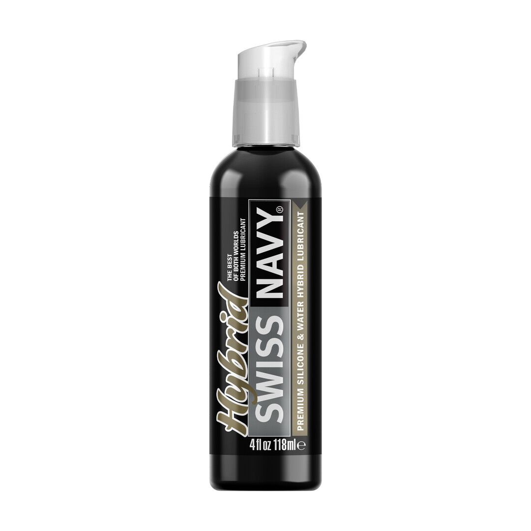 Swiss navy Hybrid - Premium Siliconen en Water Hybrid Glijmiddel - 4 fl oz / 118 ml (699439007355)