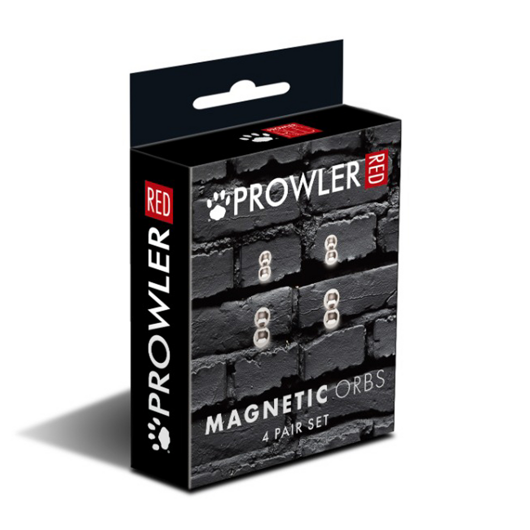 Prowler red Magnetische Orbs - 4 Paar Set - Zilver (4890808281703)