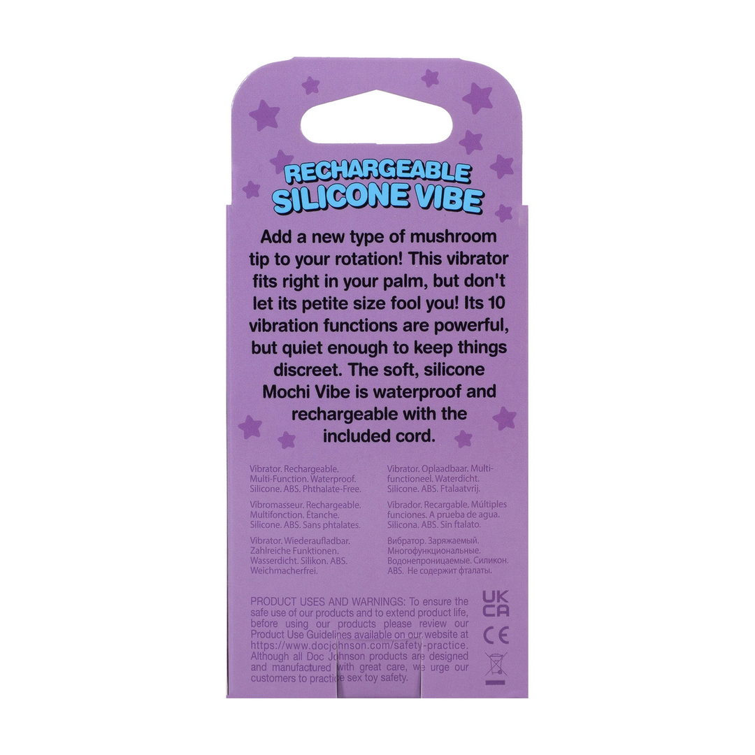 Doc johnson Paddenstoel Vibe - Oplaadbare Siliconen Vibrator - Perzik (782421099596)