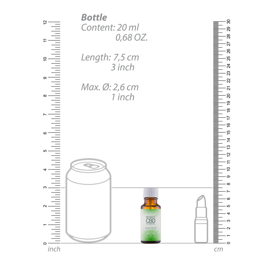 Pharmquests by shots Natuurlijke CBD - Intimate Pleasure Oil - 0,7 fl oz / 20 ml (8714273533470)
