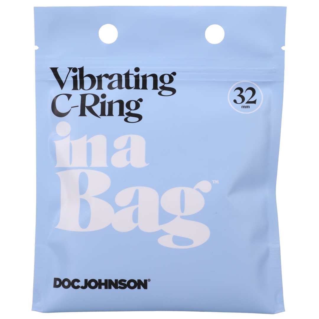 Doc johnson Vibrerende C-ring - Zwart (782421088743)