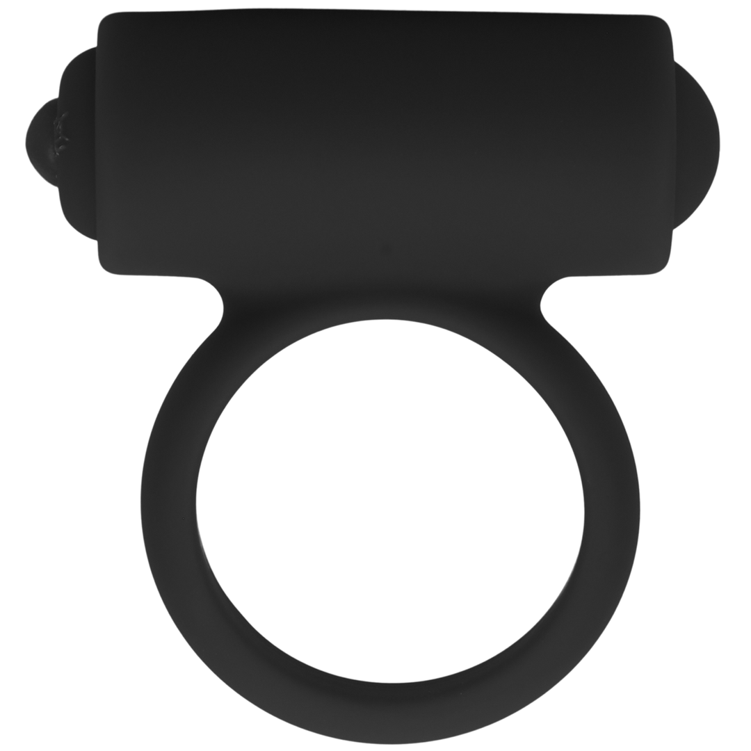 Doc johnson Vibrerende C-ring - Zwart (782421088743)